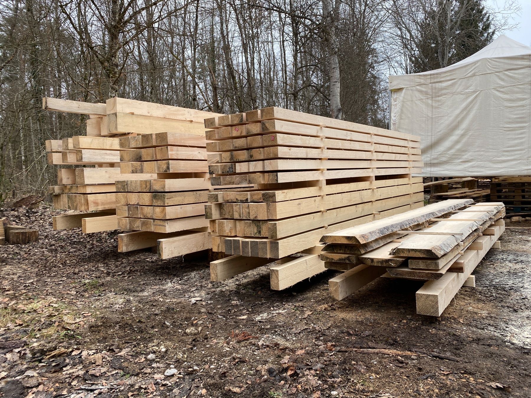 Holzartikel: Doppellatten / Balken 80x80mm, Schweizerholz – Neu (gemäss Beschreibung) aus Wallisellen von CH-Holz-CH 3