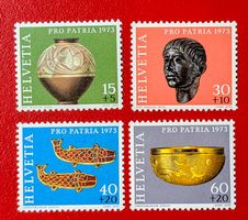 PRO PATRIA SATZ 158 - 161 1973** POSTFRISCH