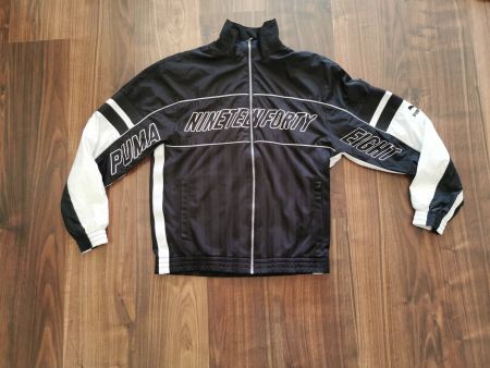 Puma Trainingsjacke schwarz weiss gebraucht Zustand