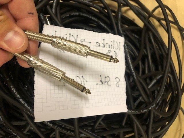 Cavi: Klinke 6.3mm Kabelset – Usato da Waltenschwil venduto da Event-Zone 1