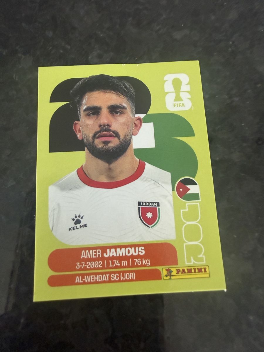 Panini Sammelbilder & Trading cards: Fussball Sticker  JOR 14  – Gebraucht aus Feldbrunnen von cleo09