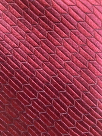Rochefort 100% Silk Burgundy Tie - Geometric Pattern