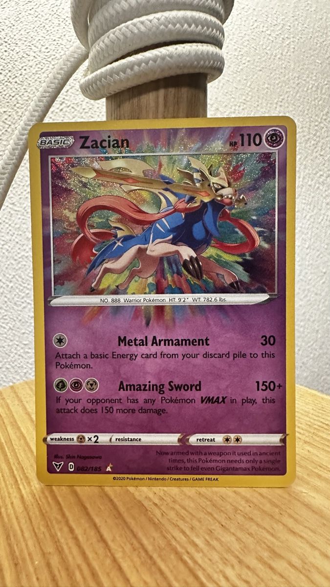 Pokémon Sammelbilder & Trading cards: POKÉMON / Zacian Amazing rare – Gebraucht aus Herzogenbuchsee von  1