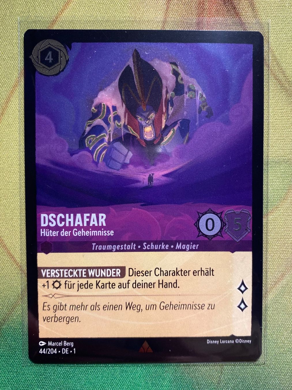Disney Sammelbilder & Trading cards: Dschafar FOIL/HOLO DE 44 Disney Lorcana 1 – Neu (gemäss Beschreibung) aus Rafz von SaintCruz
