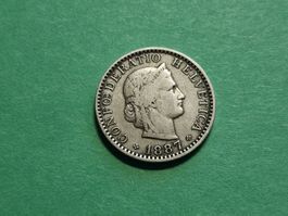 20- Rappen 1887.
