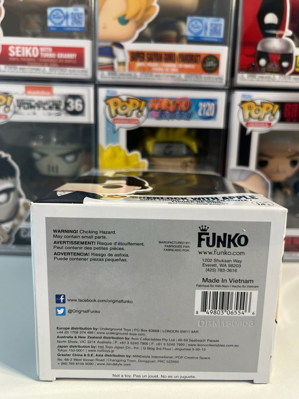 Funko Statuette: Funko POP Television Sherlock with Apple Limit. Sortie 2015 – Usato da Le Mouret venduto da perfectbijou 5