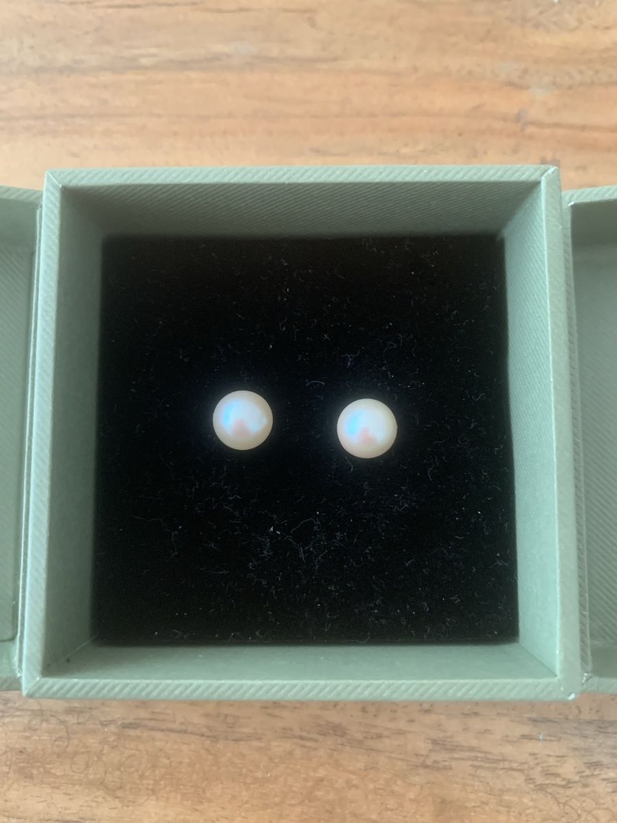 Orecchini pendenti & Orecchini a lobo: Ohrstecker Perlen 585 Gold 2 Gramm – Usato da Zürich venduto da MK124