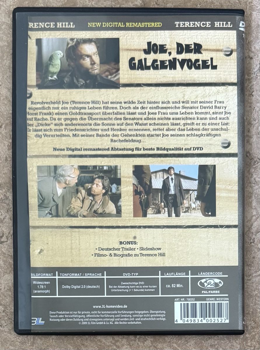 Tous les DVDs: JOE , DER GALGENVOGEL  – Neuf (Voir description) à Dietikon par AndreaSch01 1