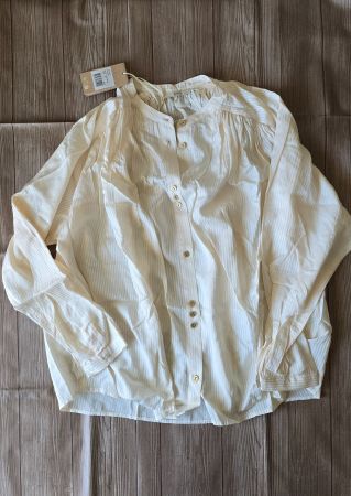 Sessùn "Starlight" Oversized Bluse - M - Fleur de Sel