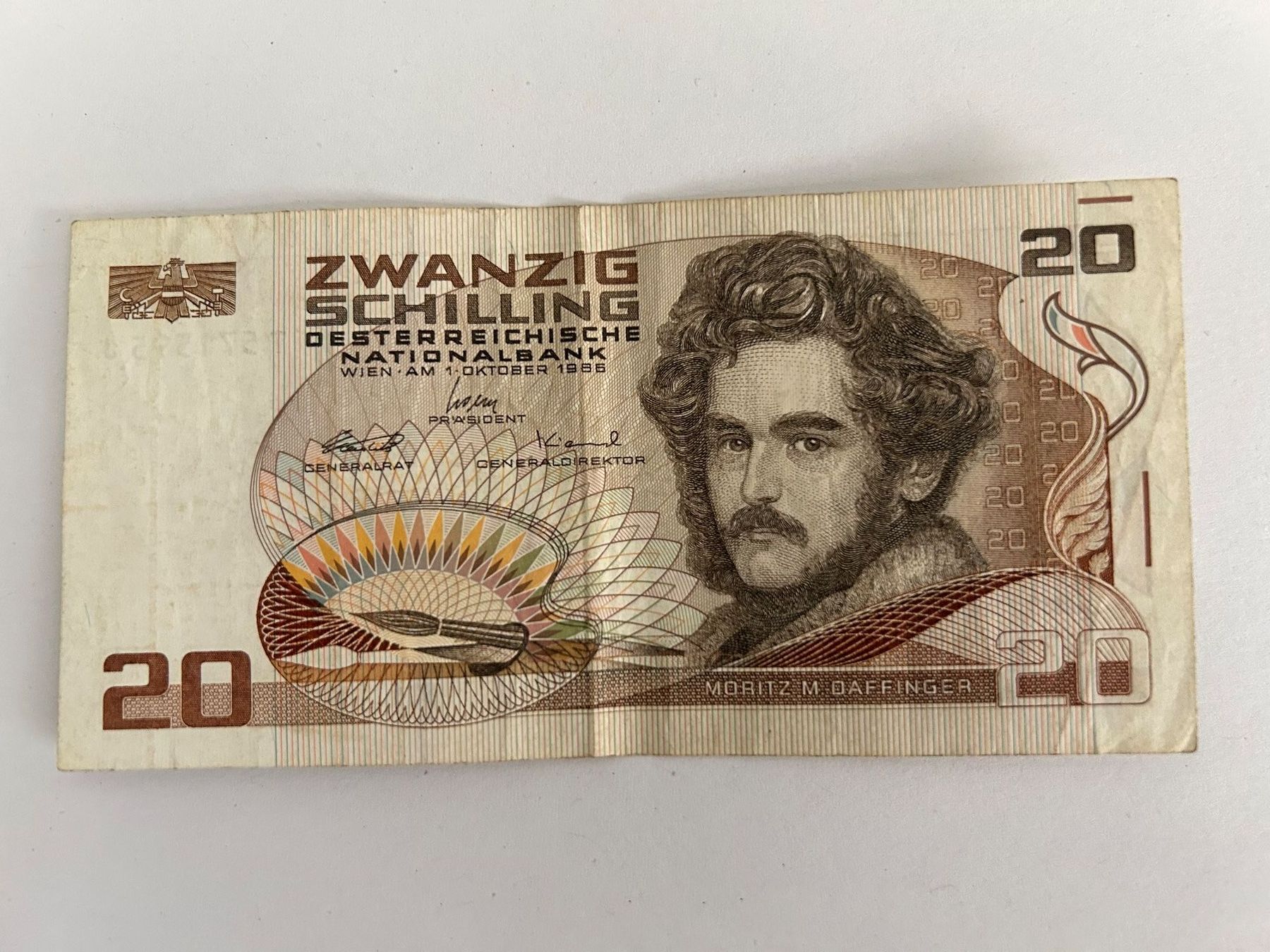 Banconote: Österreich 1986, 20 Schilling – Usato da Bettwiesen venduto da mad_cl6y