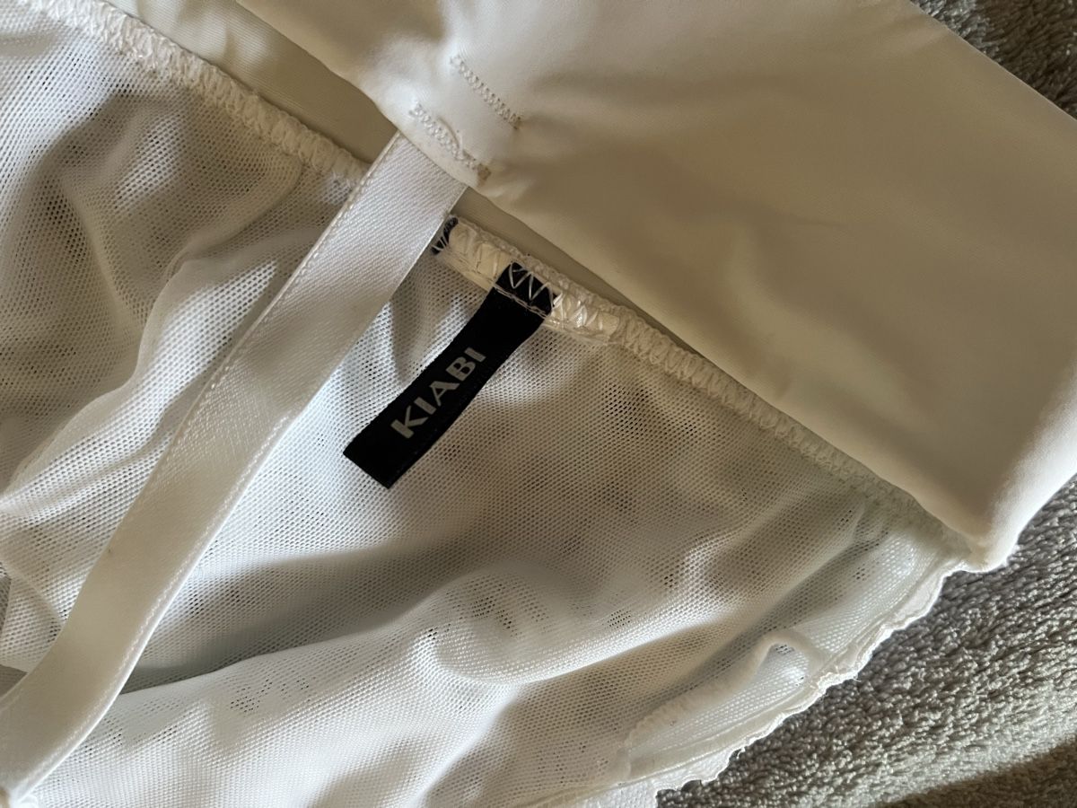 Top: Triangle Bra Kiabi White Lace Front Lace-up Size S – Nuovo (secondo la descrizione) da Chêne-Bougeries venduto da Seetooyoo 8