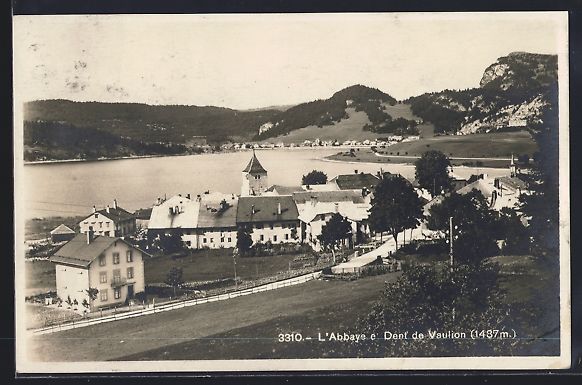 Cartoline postali: AK Vaulion, L'Abbaye e Dent de Vaulion – Usato da Berlin venduto da bartko-reher