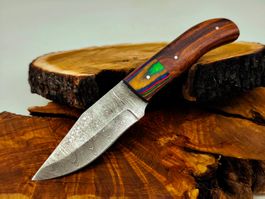 Geprüft! B Knife Faltenstahl DAMASCUS Damast Jagdmesser