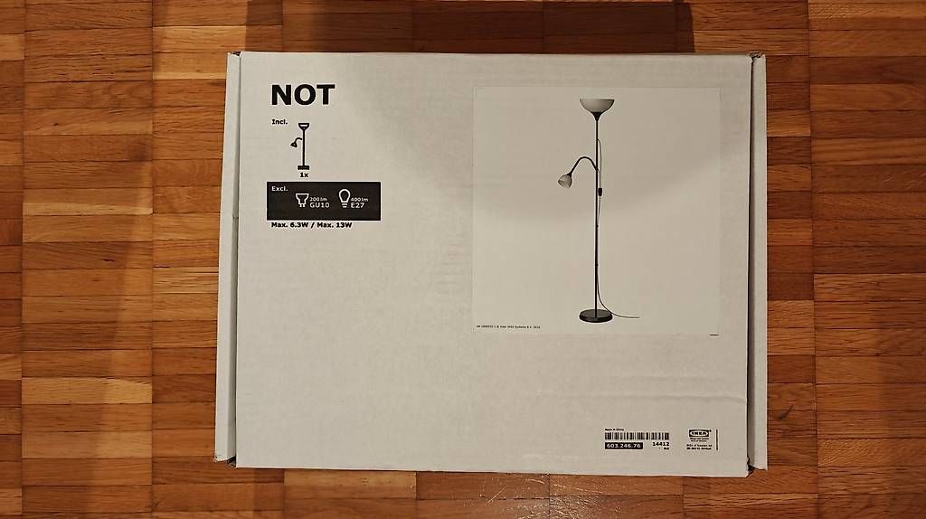 Ikea Lampes: IKEA Stehlampe NOT + Leuchtmittel & Originalverpackung – D'occasion à Zürich par kr_span_99