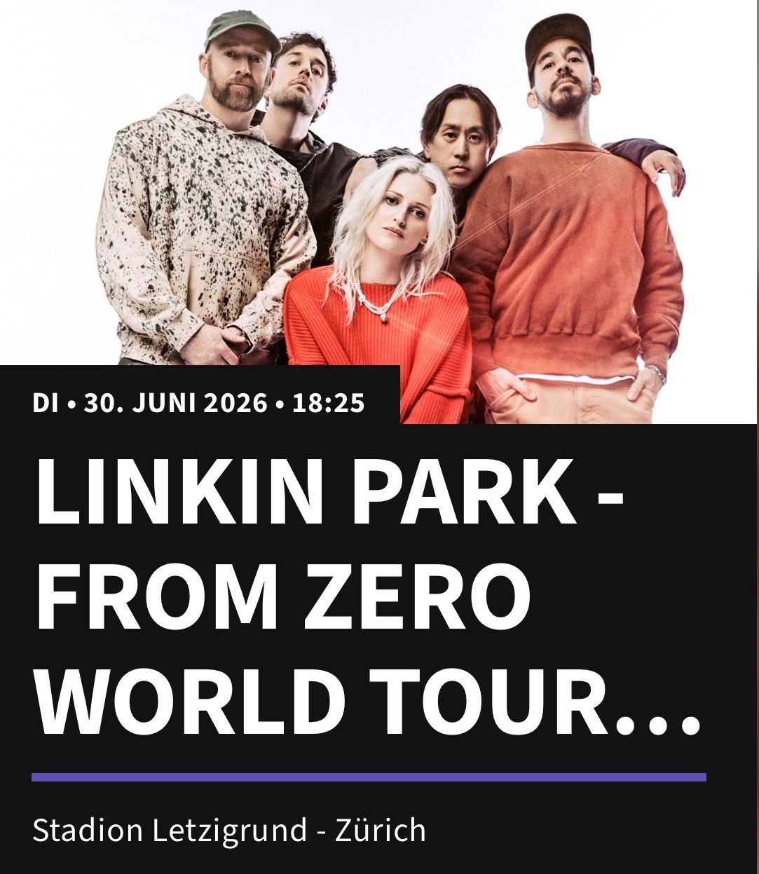 Biglietti: 2 Tickets Linkin Park 20.6. im Letzigrund – Usato da Hasle b. Burgdorf venduto da Schiller77