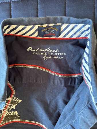 Bluse Damen Paul Shark Groesse S blau