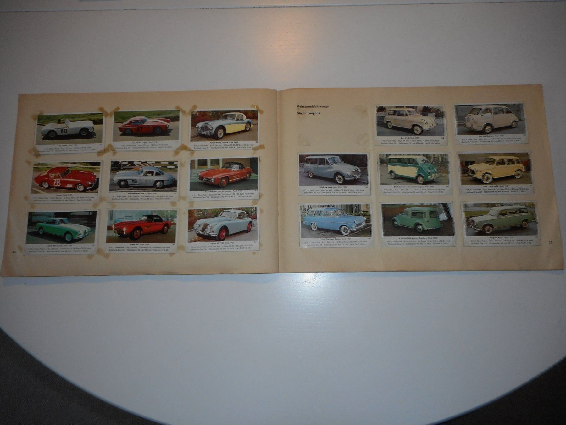 Panini Albums: Autobuch Album 1959 kein Panini – D'occasion à Cham par Paniniworld 8