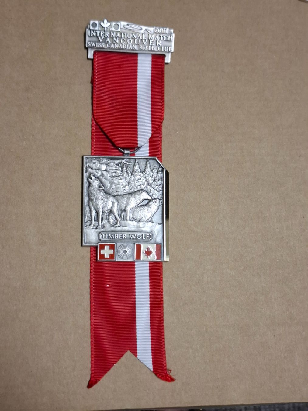 Medaillen: Vancouver 2001 Timber Wolf  (B630) – Gebraucht aus Schwanden GL von Suvorov 3