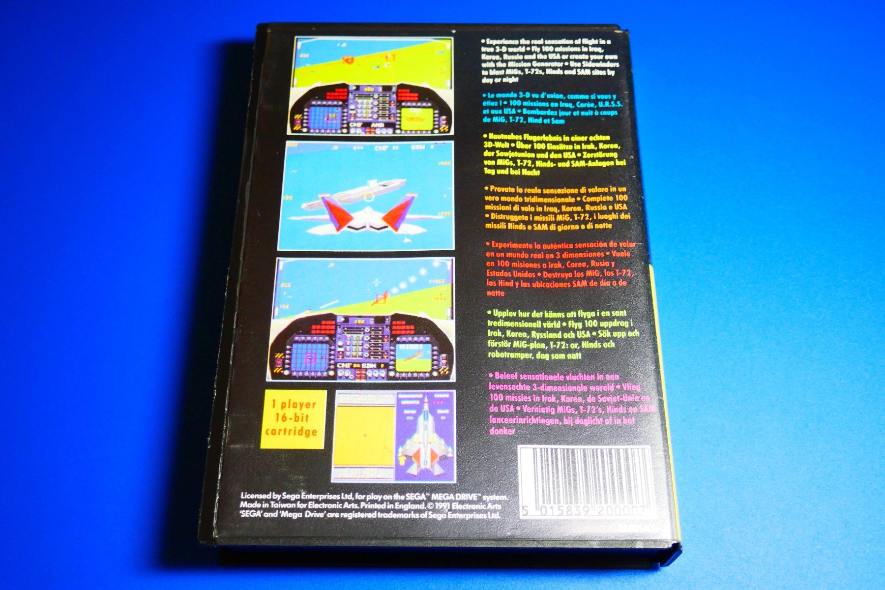 Sega Giochi: F22 Interceptor Advanced Tactical Fighter - Sega Mega Drive – Usato da Vuarrens venduto da Espace-Retro 5