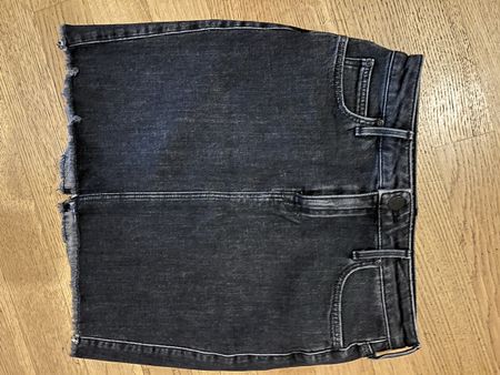 Lee Jeans Rock, Gr. 28, Dunkelgrau, Mini Rock für den Sommer