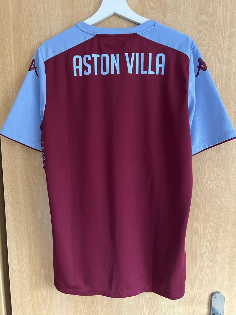 Kappa Canottiere & Pantaloni: Aston Villa Player Pre Match Trainingshirt Gr XL – Usato da Mümliswil venduto da Calciopat 1