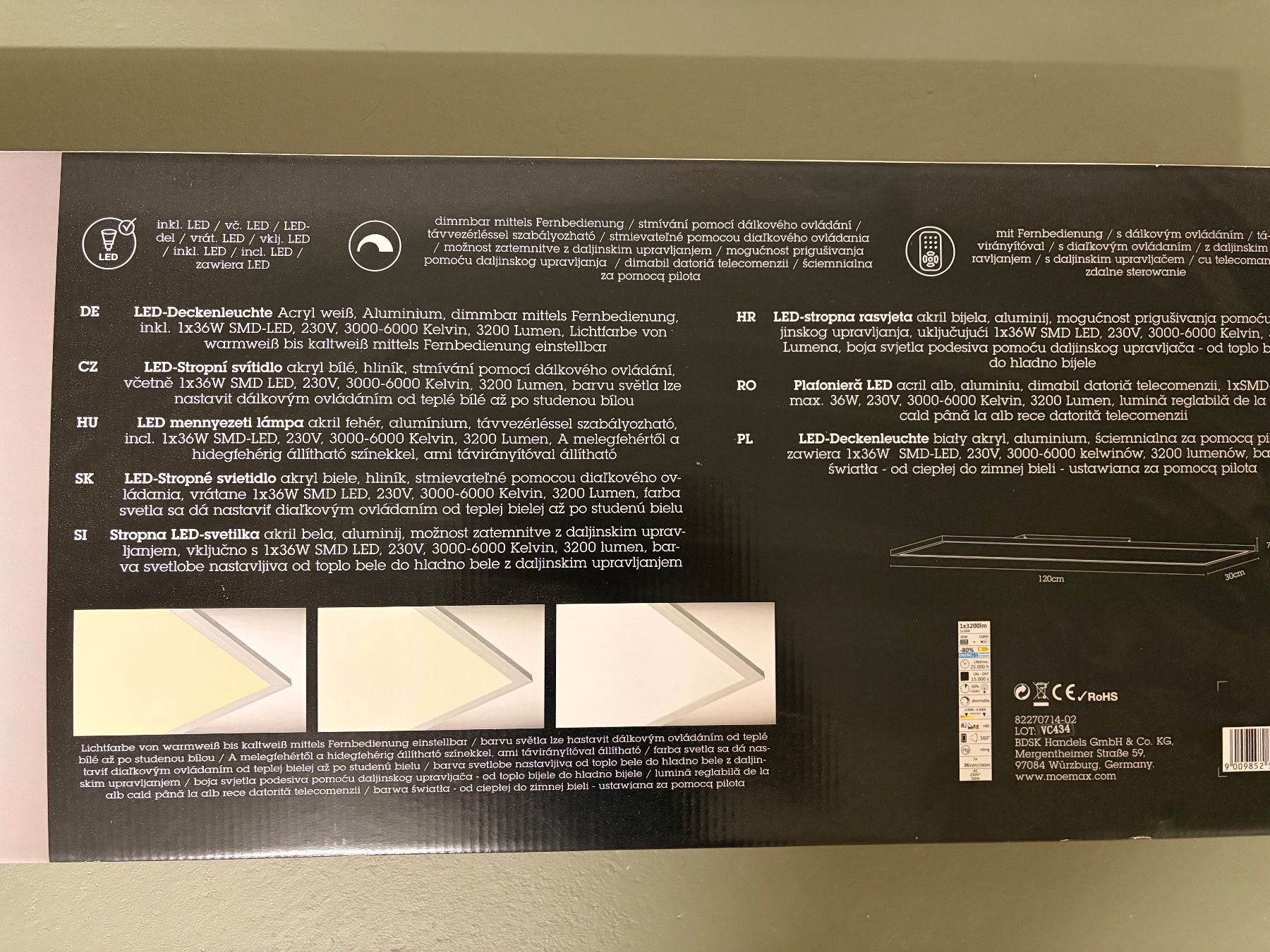 Kronleuchter & Deckenlampen: Deckenlampe Cornelius Mömax (ungeöffnet) – Gebraucht aus Basel von misterX64 1
