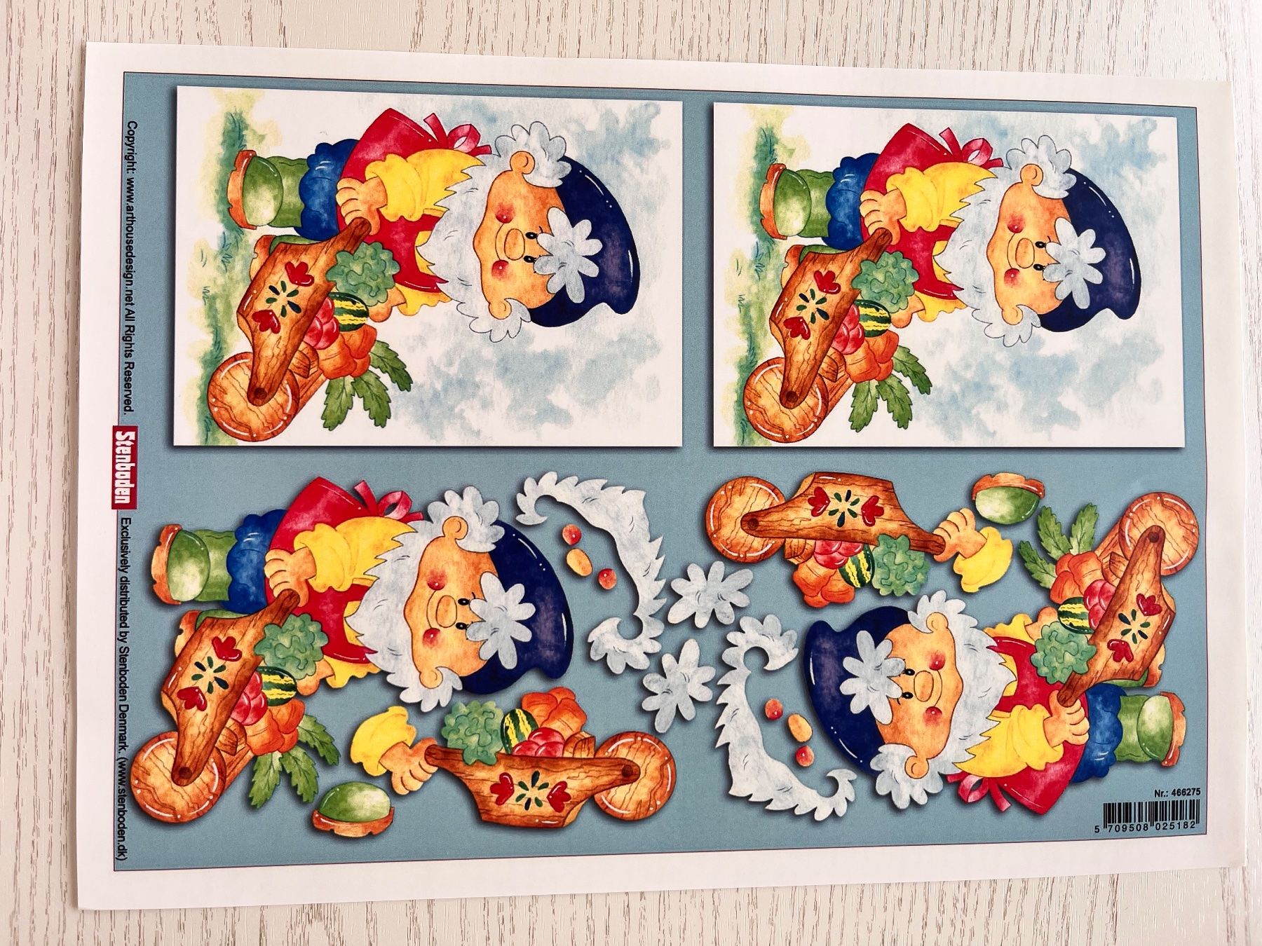 Kit bricolage: 1 Set Kartenbögen mit 10 Designs – Nuovo e nell'imballaggio originale da Büsserach venduto da bor_s88m 4