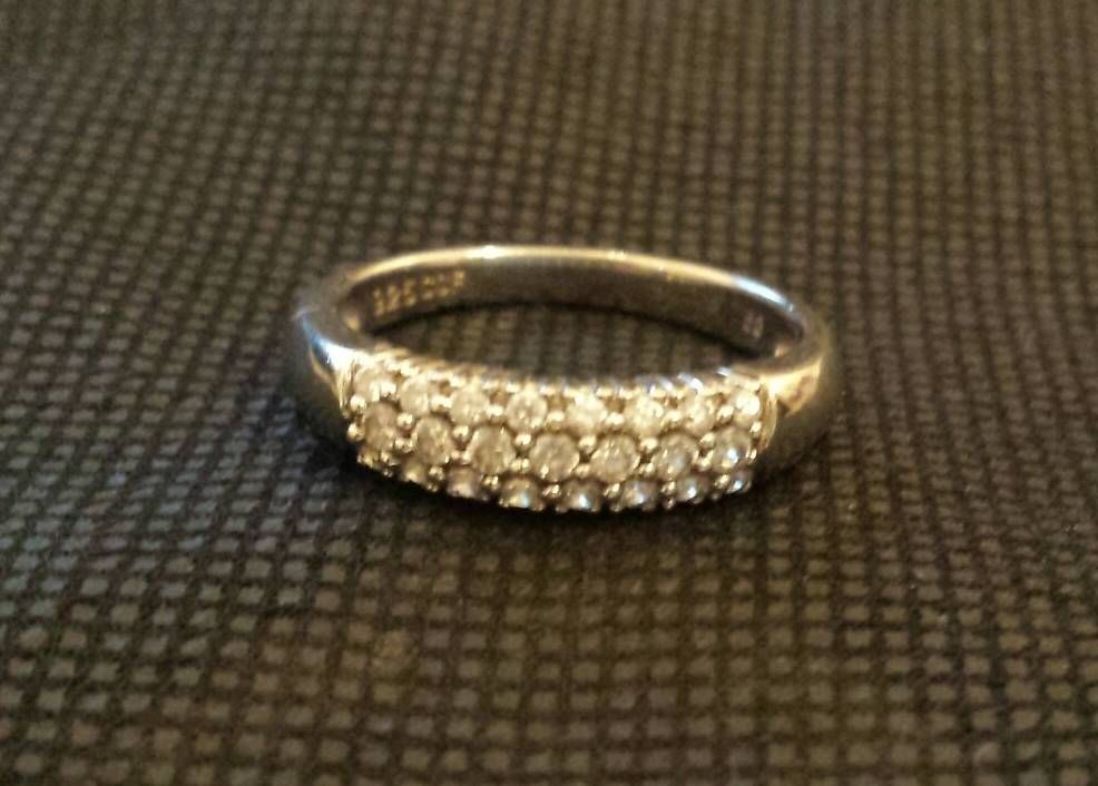 Anelli: Ring mit Zirkonia 925 Silber Gr 56 – Usato da Rickenbach b. Wil venduto da cornetta 1