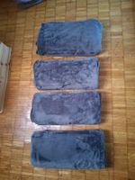 4× Kuscheldecke // Je 220 x 240 cm, anthrazit
