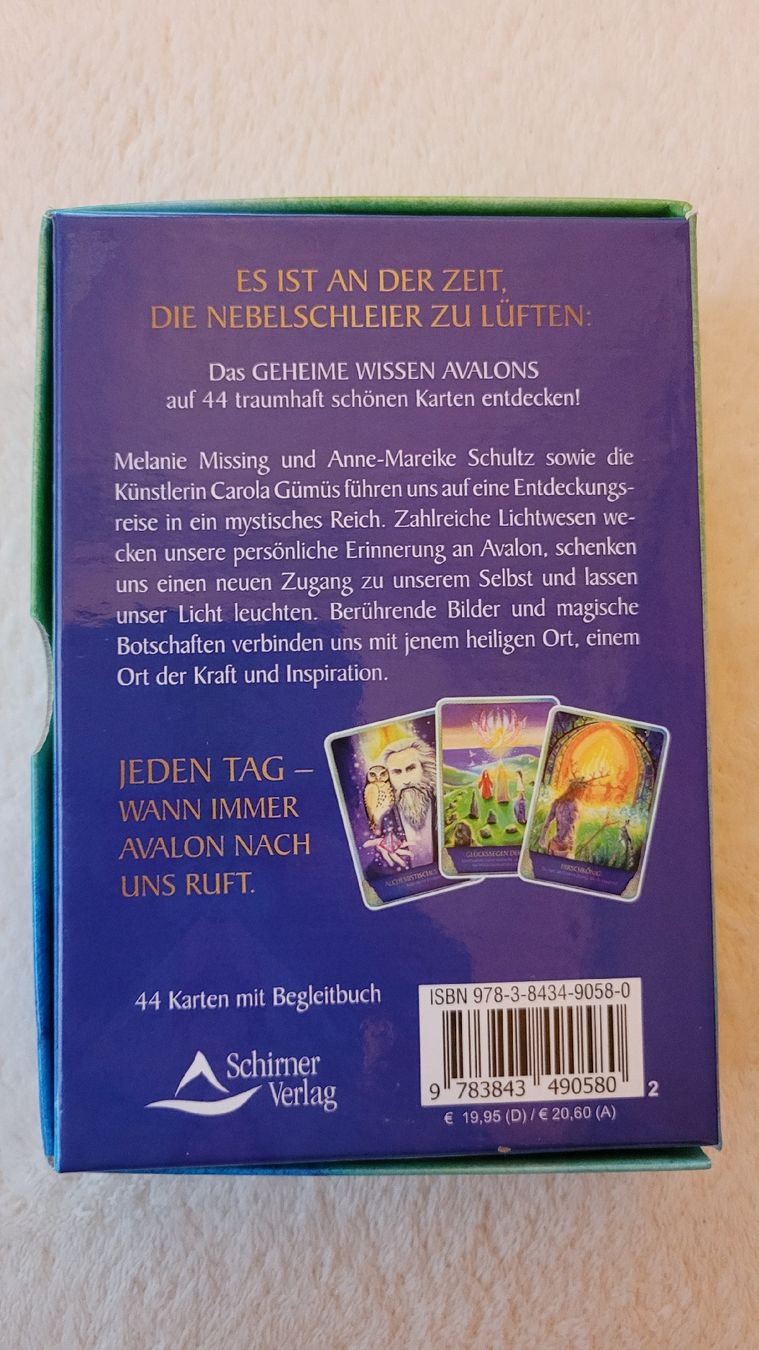 Giochi: Avalons Vermächtnis Orakelkarten Set mit Begleitbuch – Usato da Horgenberg venduto da Klatschmohnmaria 1