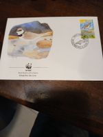 WWF enveloppe 1er jour, timbre oiseau, 1988, nature rare!