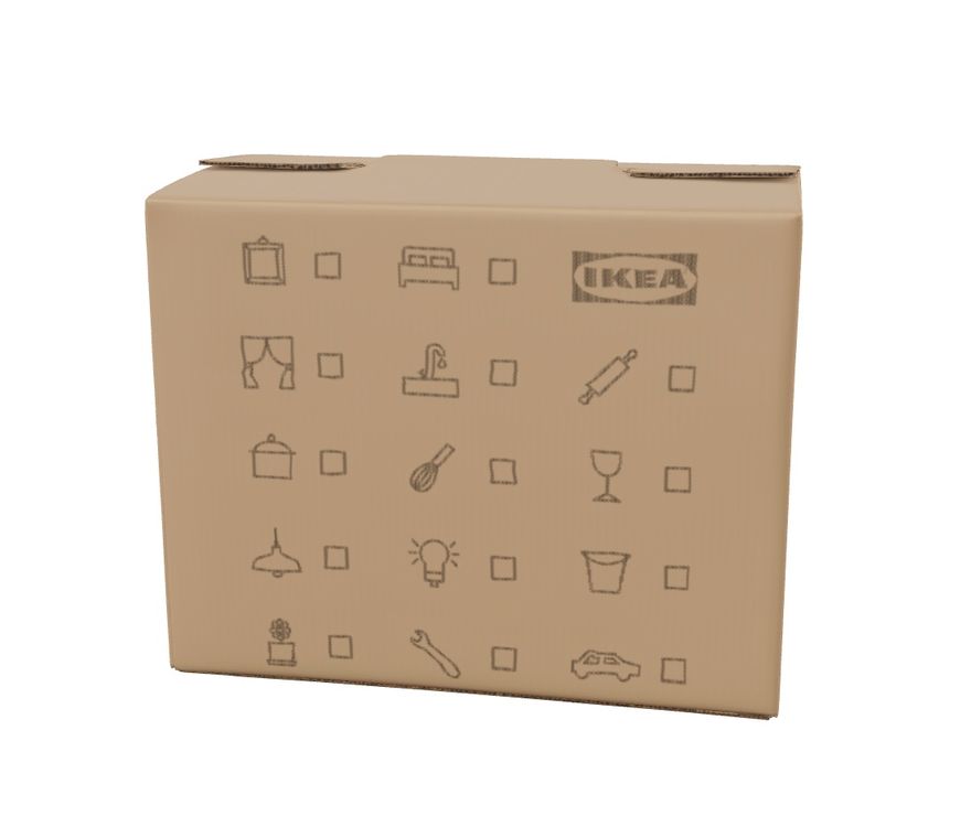 BOXPACKING - Lot De 10 Cartons Déménagement 50x30x30 Cm - Avec Poignées Et Renforcés