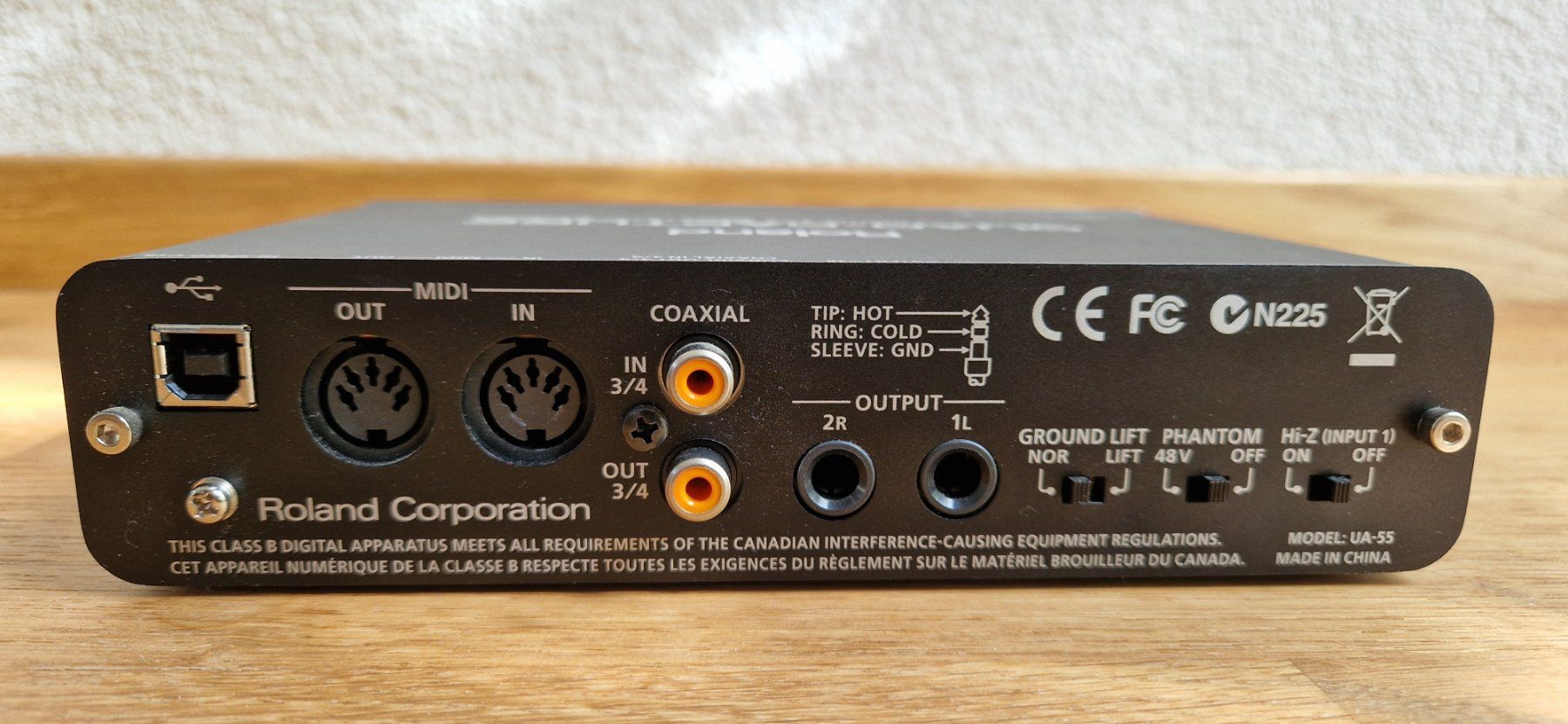 Roland Attrezzatura per studi di registrazione: Roland Quad-Capture UA-55 USB Audio Interface - Top Zustand! – Usato da Spiegel b. Bern venduto da oplo01 2