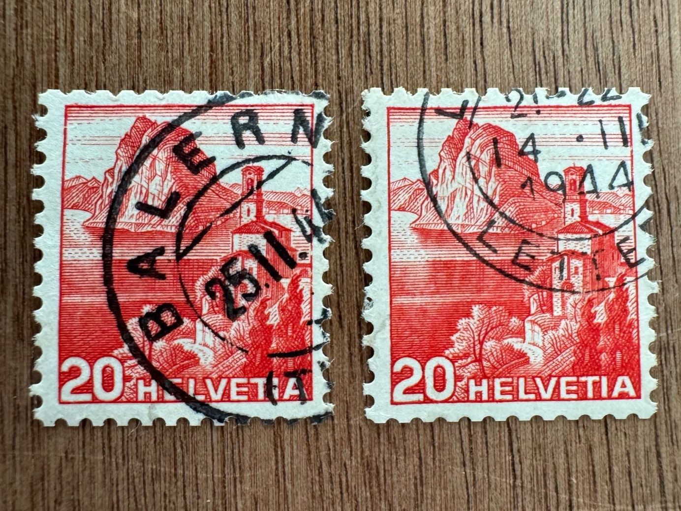 Tutti i francobolli: Nr. 215yRM, 2x gestempelt – Usato da Jegenstorf venduto da lemur 1