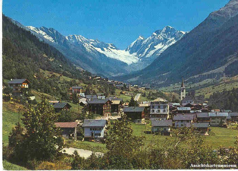 Cartoline postali: Kippel - im Lötschental + 1973 – Usato da Emmenbrücke venduto da teestube