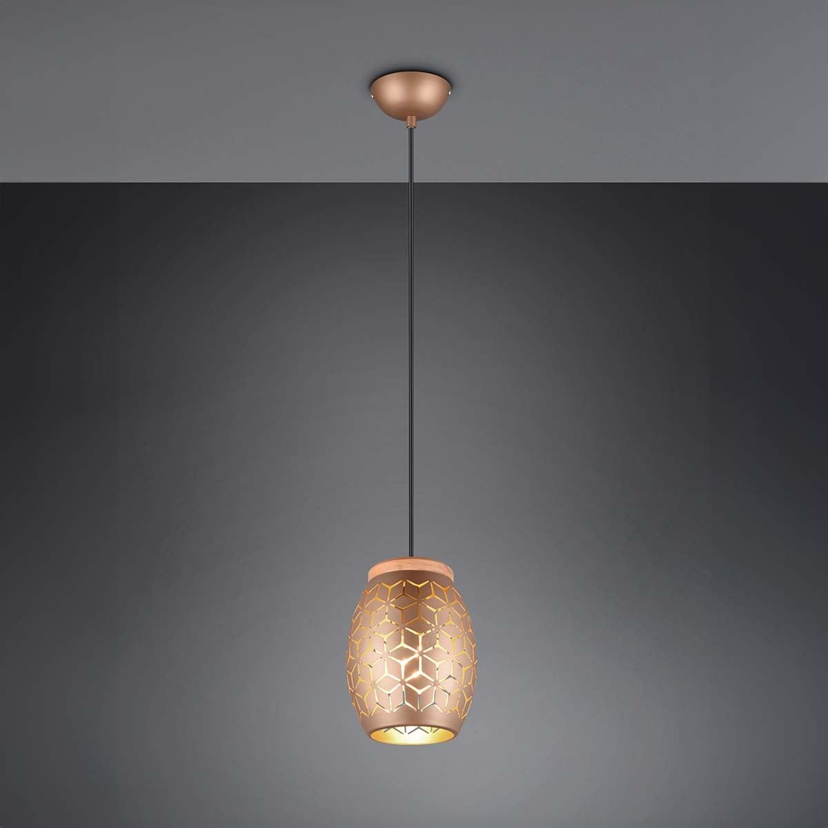 Lampadari & plafoniere: Pendelleuchte, 15 cm Ø, Coffee, Gold – Nuovo (secondo la descrizione) da Kreuzlingen venduto da Smart-Light