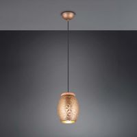 Pendelleuchte, 15 cm Ø, Coffee, Gold