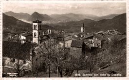 Sonvico con vista su Lugano