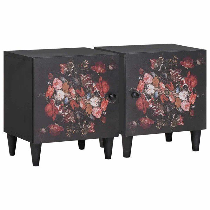 Comodini: Cabinet de chevet avec porte 2 pcs – Nuovo e nell'imballaggio originale da Broc venduto da SensuriMaison