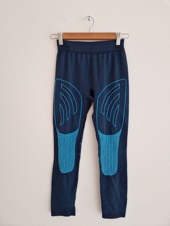 Damen Funktionshose / Leggings – Dunkelblau/Türkis – Gr.M