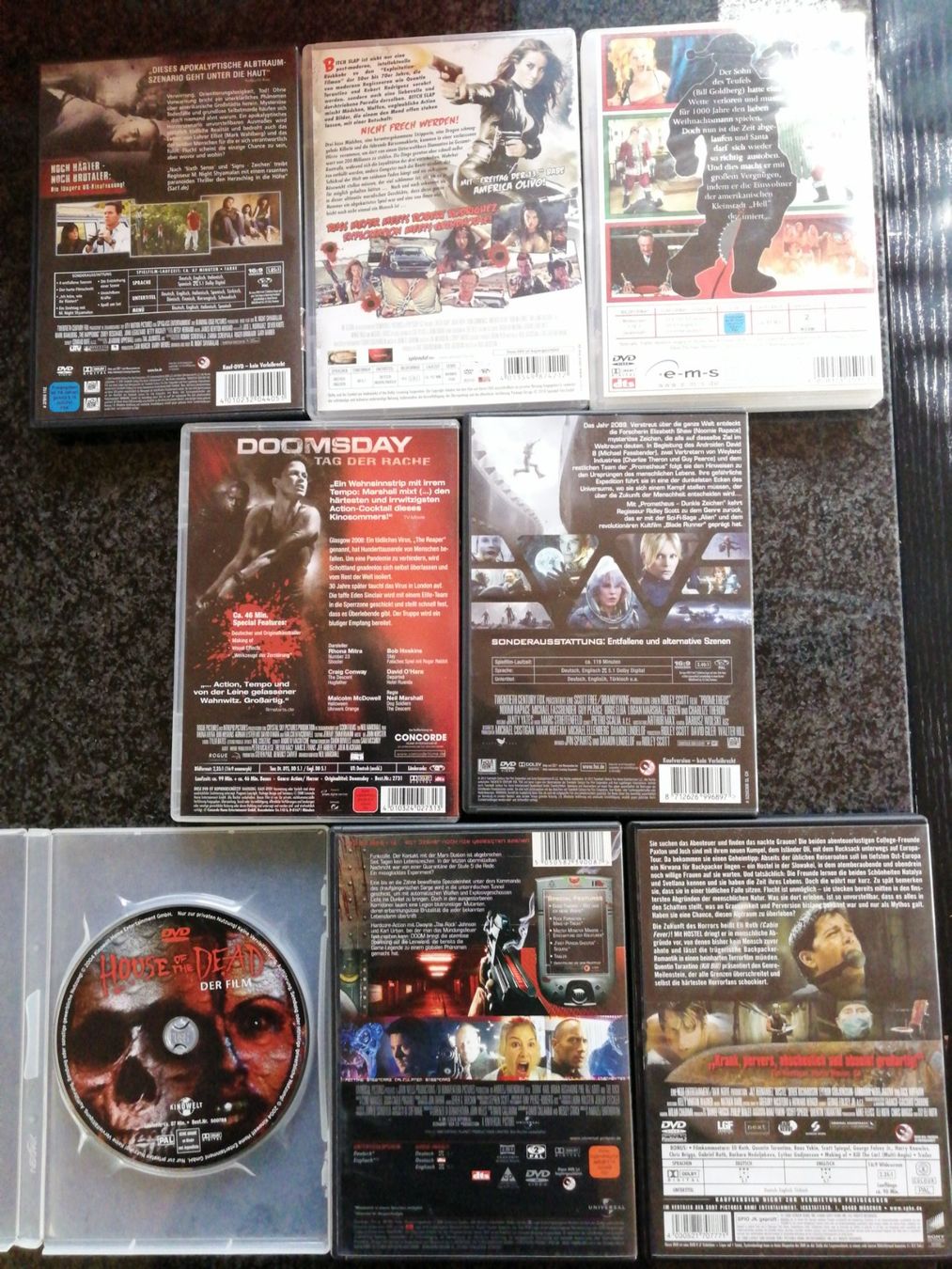 Alle DVDs: 8 DVDs - Horror, Action, Thriller - Top Zustand – Gebraucht aus Utzigen von Walkuere94 1