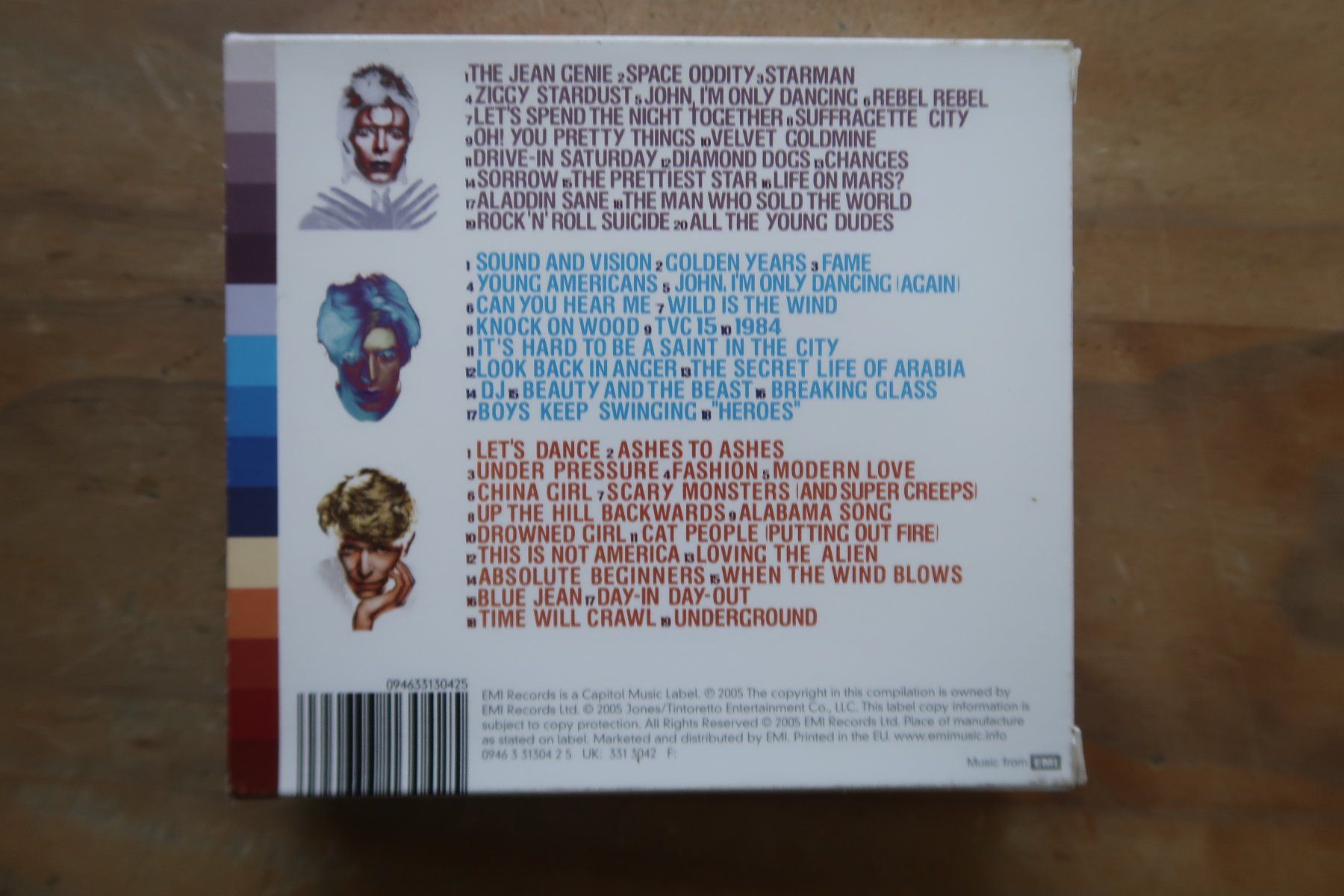 CD: DAVID BOWIE - THE PLATINUM COLLECTION - 3x CD BOX – Usato da Basel venduto da Patiscat 1