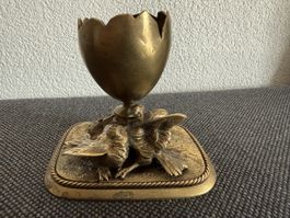Messing/Bronze Tintenfass Natutalismus