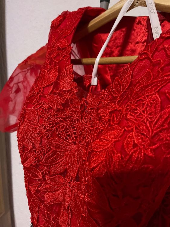 Vestiti: Jovanni Abendkleid | Gr. S | rot | spitzen – Nuovo (secondo la descrizione) da Spreitenbach venduto da Sujrkwxl 1