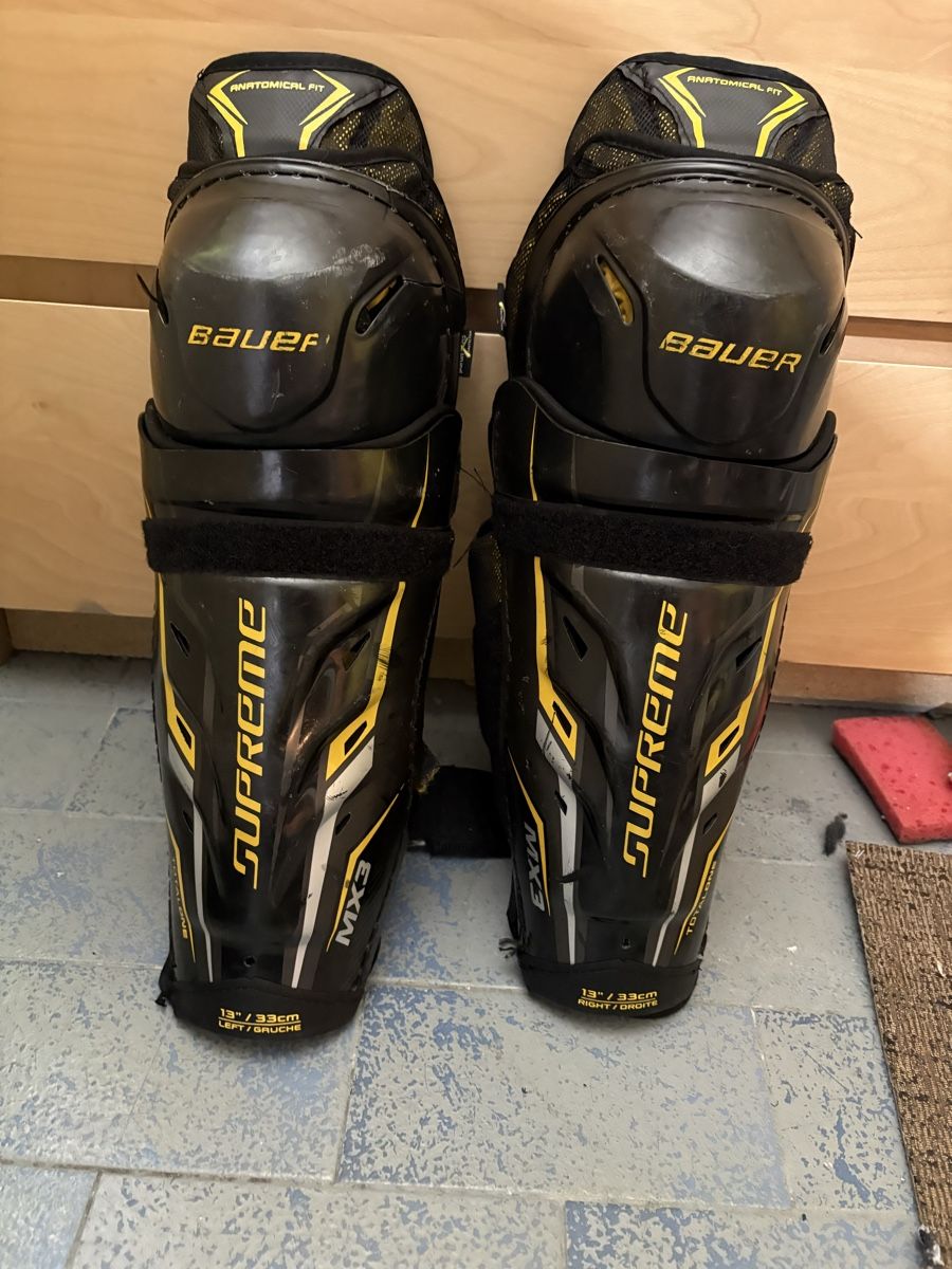Bauer Protezioni & Imbottiture: Parastinchi Bauer Supreme MX3 13"/33cm – Usato da Riva San Vitale venduto da dav_xjw7