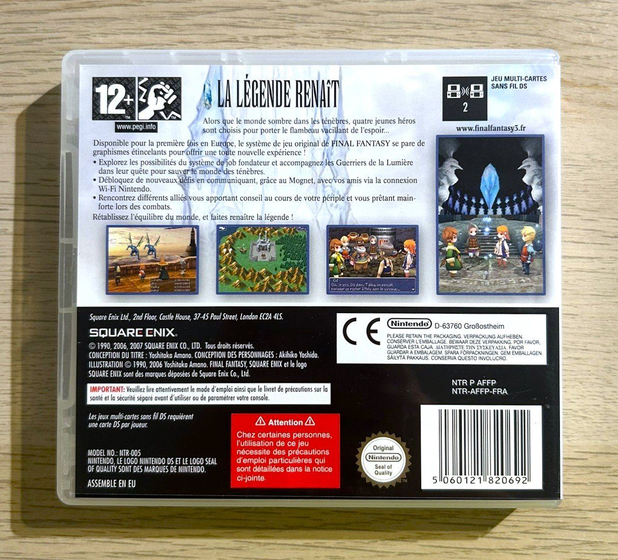 Nintendo Giochi: Final Fantasy III Nintendo DS – Usato da St. Gallen venduto da Alpine.Arcade 1