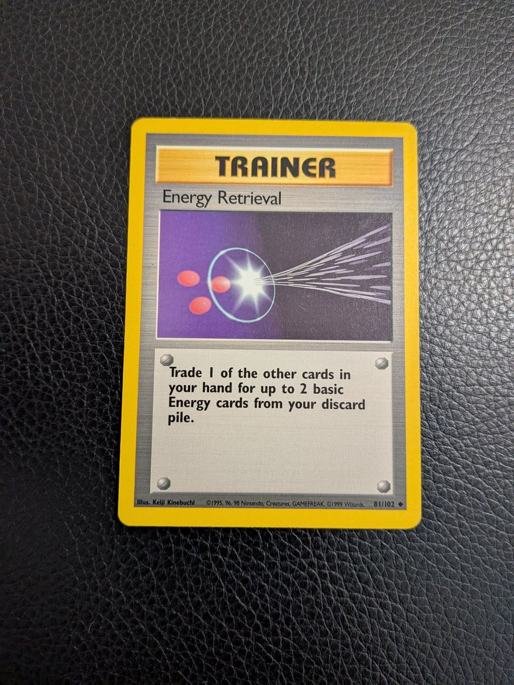 Pokémon Carte collezionabili: Base Set Energy Retrieval 81/102 Ab 1 – Usato da Paradiso venduto da Pkmn10