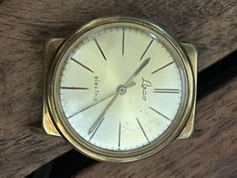 Montre LACO électrique - plaquée or