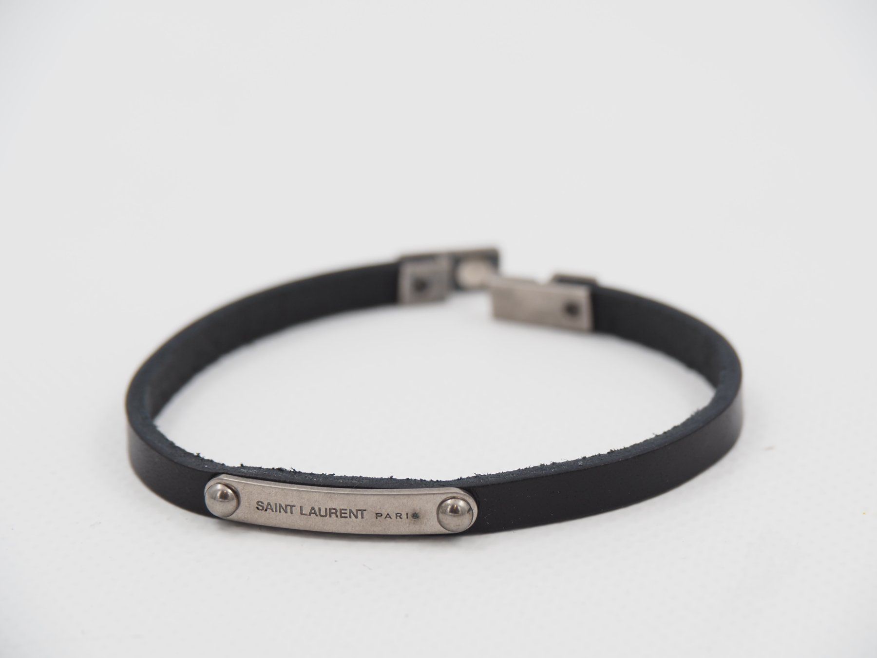 Saint Laurent Armbänder & -reifen: SAINT LAURENT Lederarmband (5132) – Neu (gemäss Beschreibung) aus Zürich von fundsachenverkauf 1