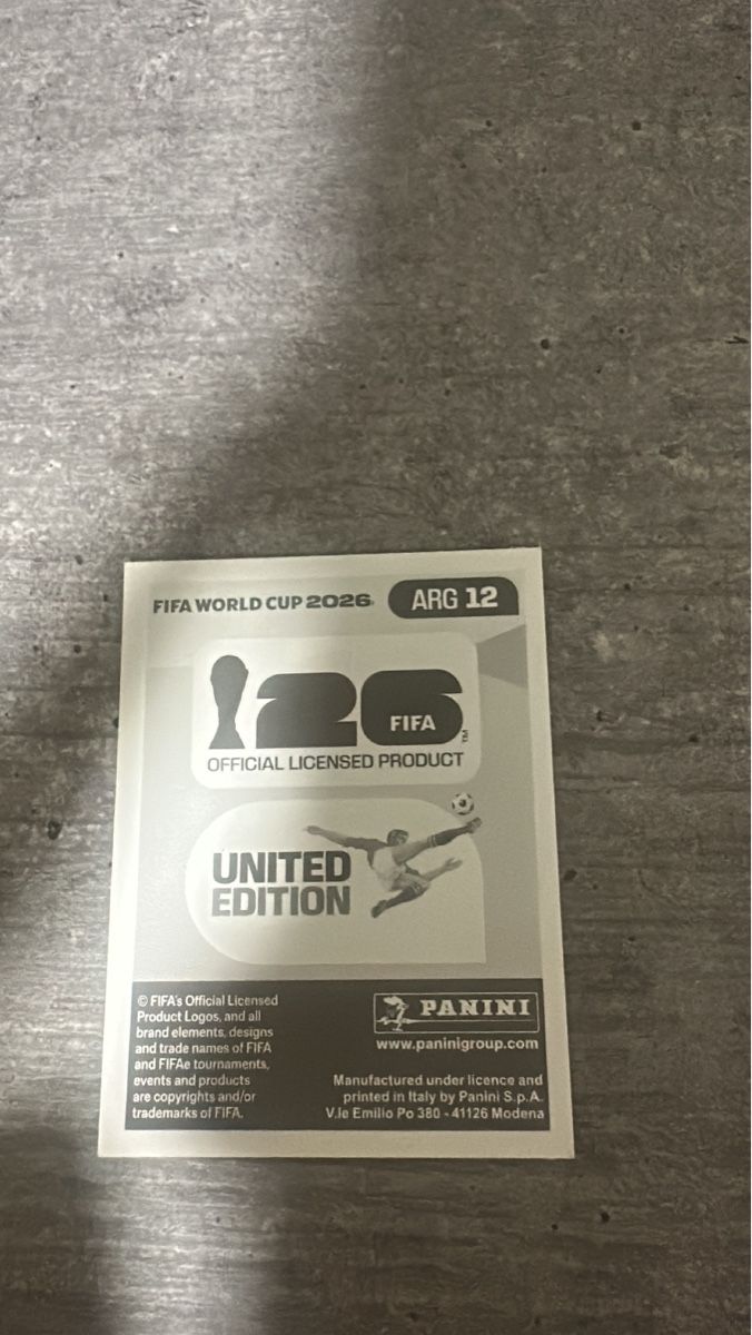 Panini Carte collezionabili: ARG 12 , FIFA WORLD CUP 2026 PANINI  – Nuovo (secondo la descrizione) da Frauenfeld venduto da 1PegPeg1 1